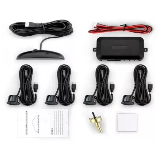 Kit Sensores Estacionamiento Con Display Led Negro - Image 2