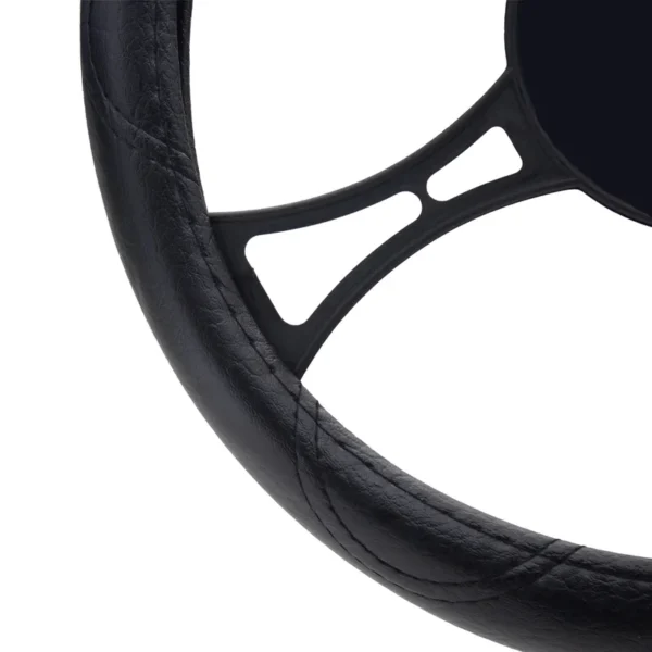 Cubre Volante 38 Cm Negro Cuero - Image 3