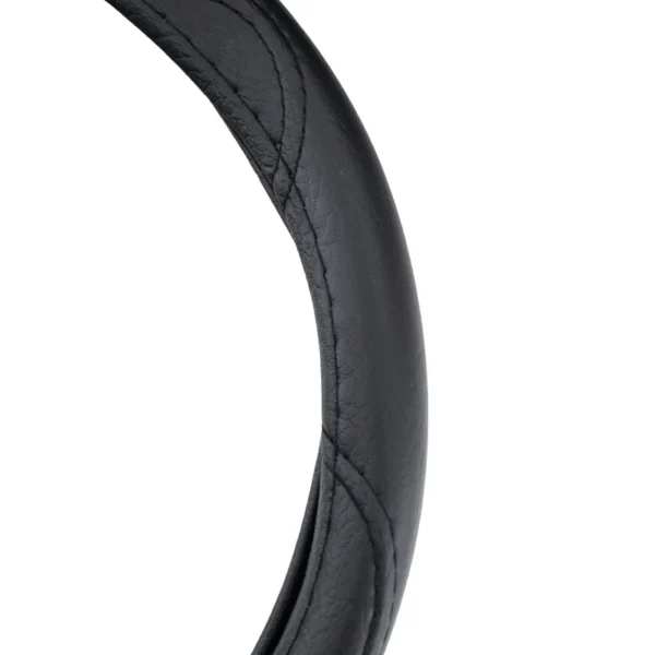 Cubre Volante 38 Cm Negro Cuero - Image 2