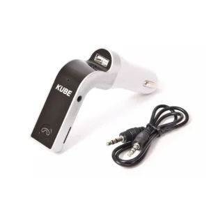 Transmisor De Bluetooth / Fm 2.1A Usb Plateado