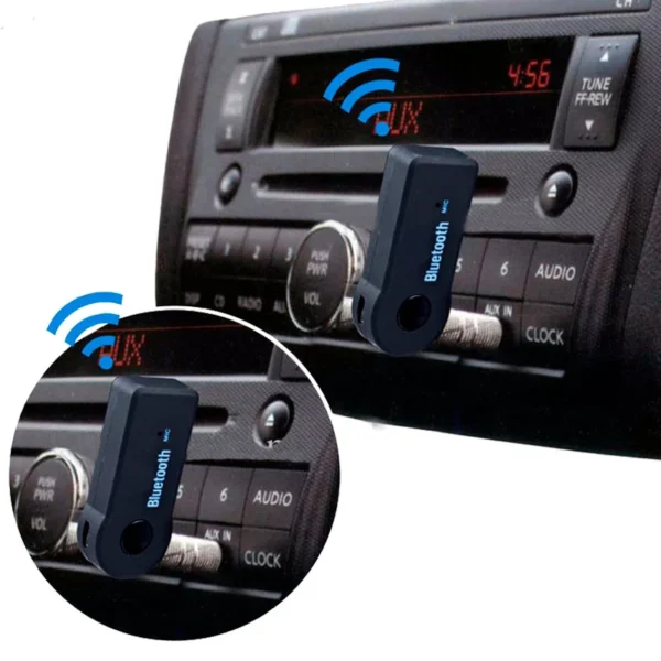 Auxiliar Para Conexion Bluetooth Con Carga Usb - Image 3