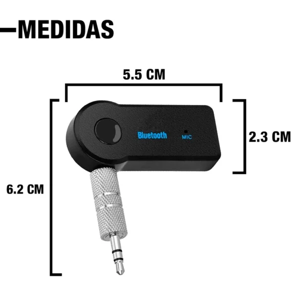 Auxiliar Para Conexion Bluetooth Con Carga Usb - Image 2