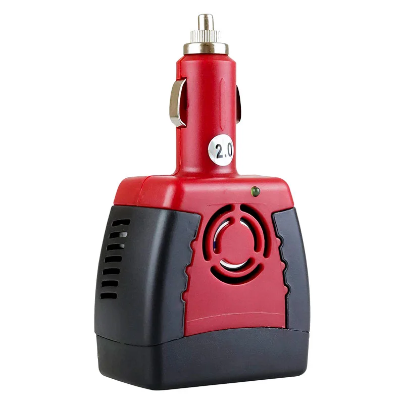 Inversor Corriente 12V / 220V – 150W Usb Output=5V 2.1A Negro