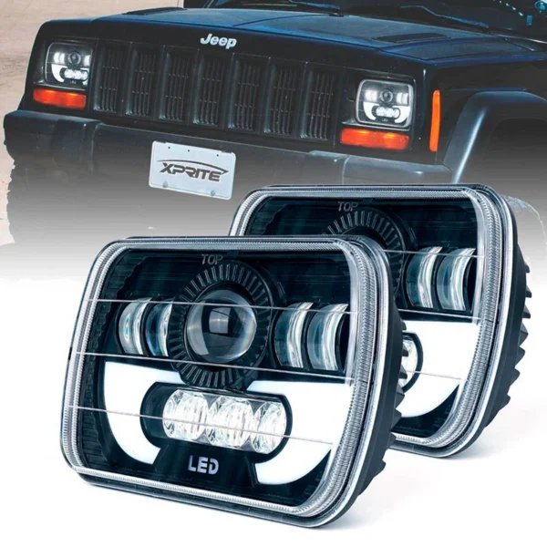 Faro Led Rectangular 12V 28W Alta Baja 7 Pulgadas - Image 2