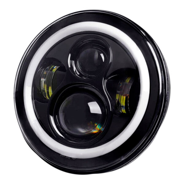 Faro Led Circular Wrangler Renegade Harley 12V 40W C/Ojo De Angel - Image 2