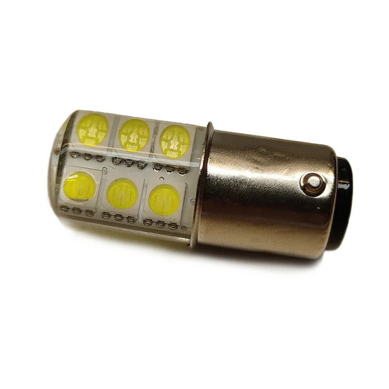 Lampara Led Siliconado 1 Polo  P21W Blanco 12V
