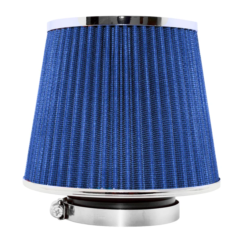 Filtro De Aire Conico Competicion 76Mm Azul