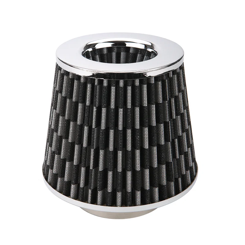 Filtro De Aire Conico Competicion 76Mm Gris Carbon