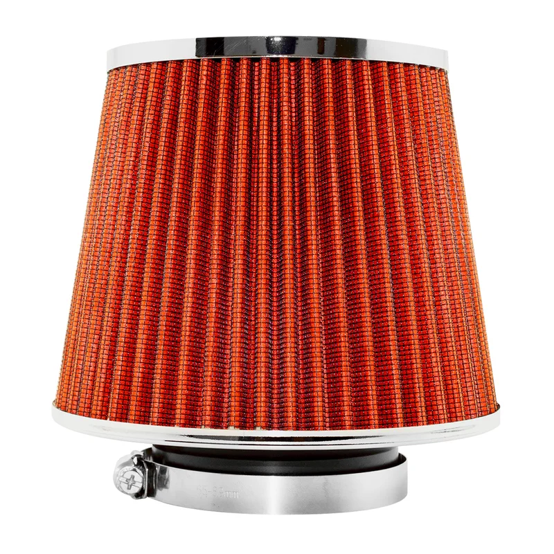Filtro De Aire Conico Competicion 76Mm Rojo