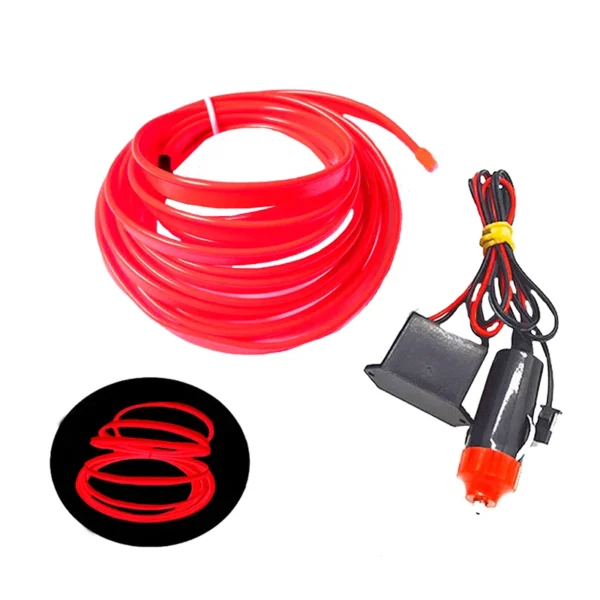 Hilo De Neon Led 3M Rojo Para Encendedor - Image 2