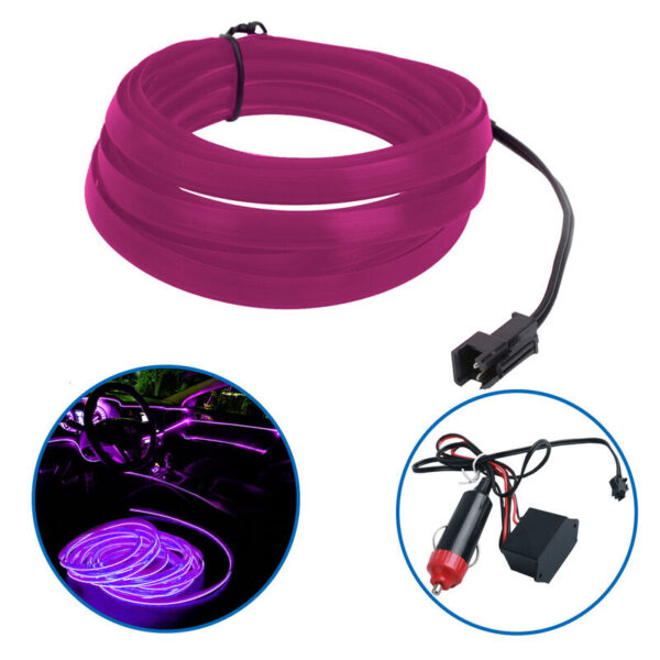 Hilo De Neon Led 3M Violeta Para Encendedor - Image 2