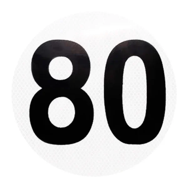 Circulo Velocidad Maxima 80