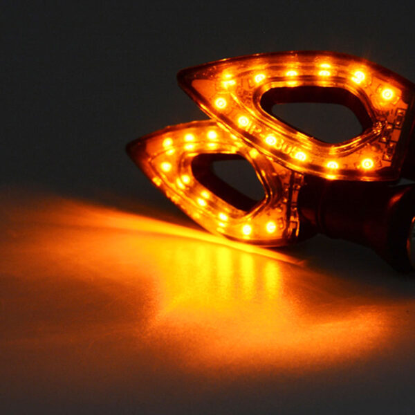 Juego X2 Faros De Giro Moto Universal Ambar 12V 5W 1500 Lux Modelo Zxd41 - Image 4