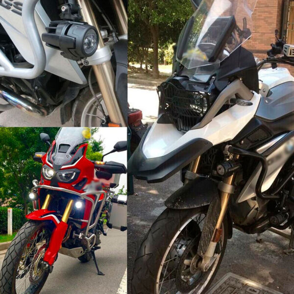 Juego De Led Auxiliar Para Moto 40W Con Soporte - Image 5