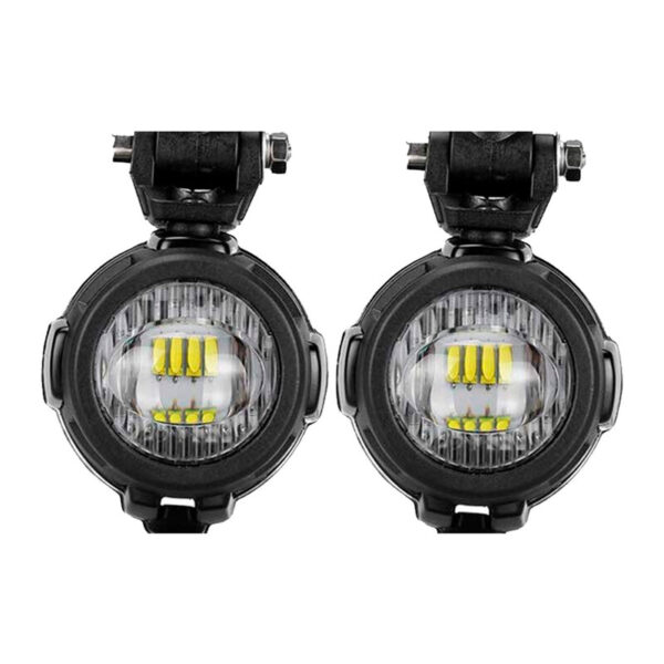 Juego De Led Auxiliar Para Moto 40W Con Soporte