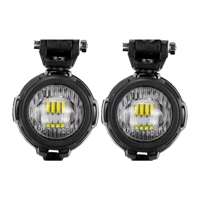 Juego De Led Auxiliar Para Moto 40W Con Soporte