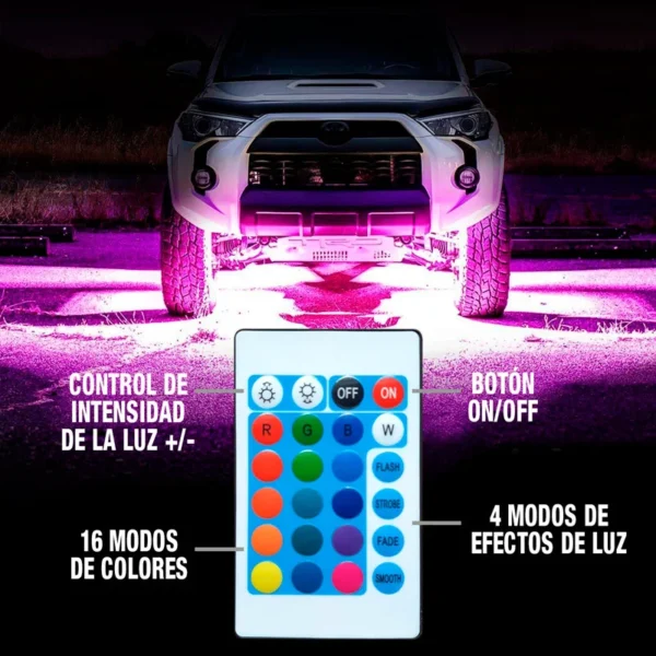 Rollo De Led (300 Led) 5 Metros 5050 - Rgb 12V Con Adaptador Y Control Remoto - Image 6