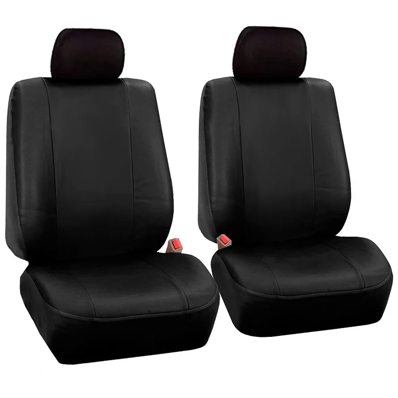 Funda Cubre Asiento Negra De Cuero Sintentico 2 Butacas + Asiento Tras