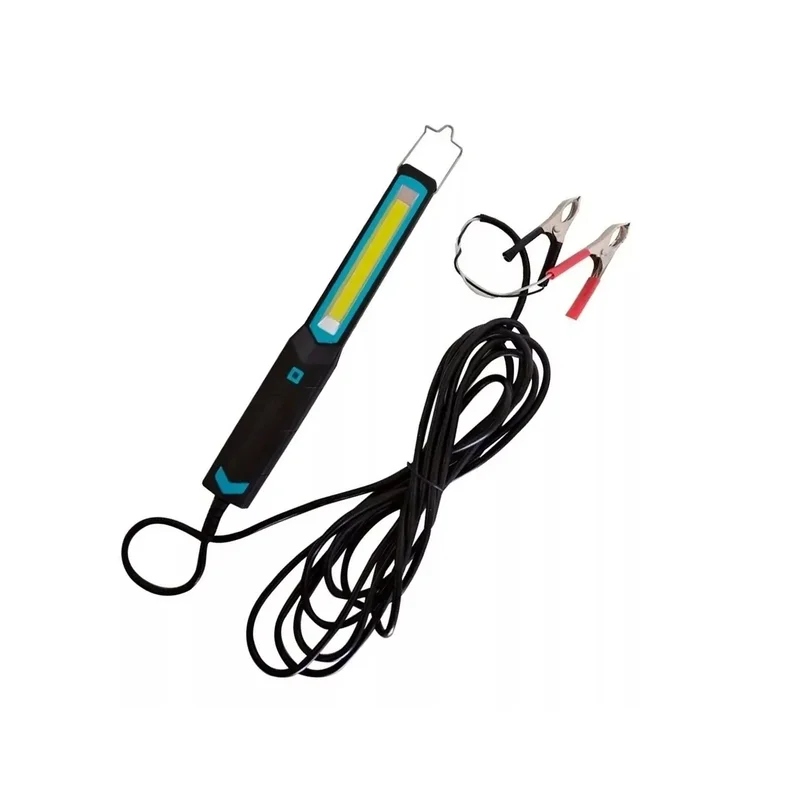 Lampara Luz Portatil Led Cob 12V C/Clip Y Cable 5M 12V