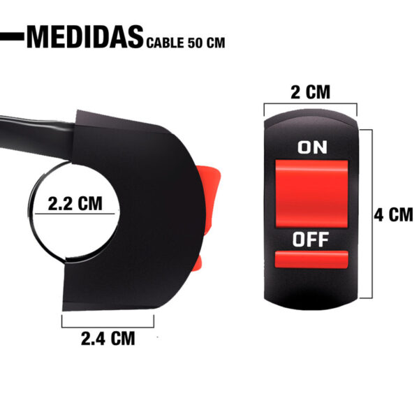 Interruptor Switch On/Off 15Cm - Image 4
