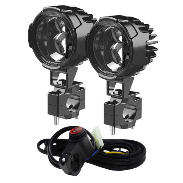 Juego Auxiliar Led Csp Moto Alta Baja 12V Dc 120W C/Soporte - Image 2
