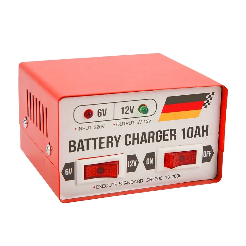 Cargador Bateria 10Ah Moto Lancha Cuatri