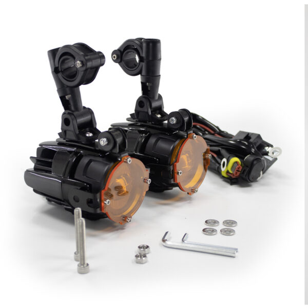 Juego De Led Auxiliar Para Moto 40W Con Soporte - Image 3