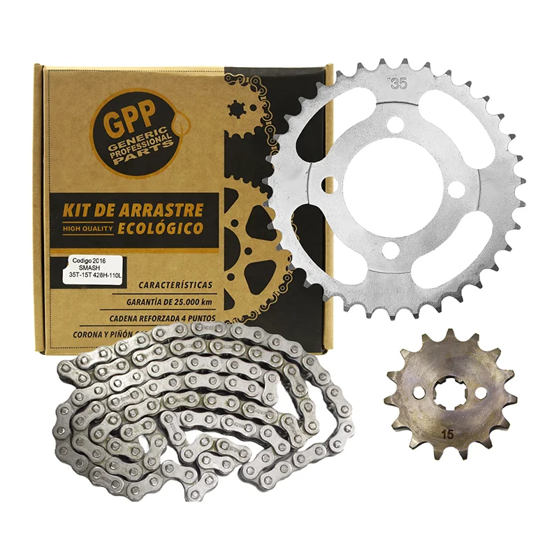 Kit Transmision Moto  15/35T 428H-110