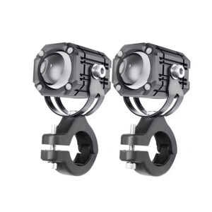 Kit Luz Led Auxiliar Para Motocicleta De Tres Colores,Con Botón De Interruptor 30W