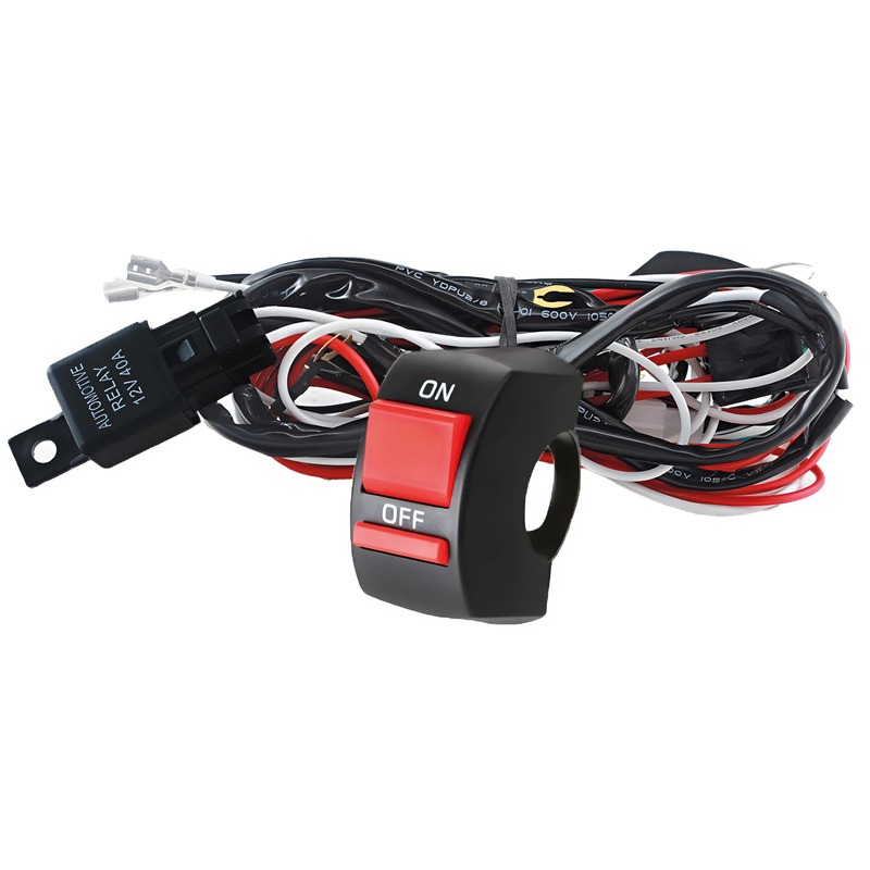 Cableado Con Ficha De Moto Para Juego De Faros