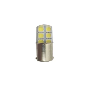 Lampara Led Siliconado 2 Polos (Patas Desparejas)  P21/5W Blanco 24V