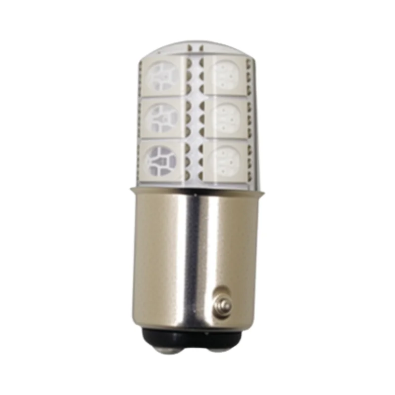 Lampara Led Siliconado 1 Polo  P21W Ambar 24V