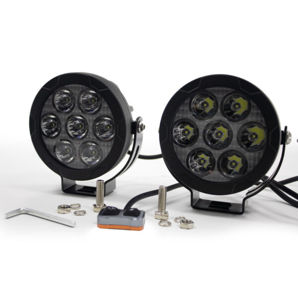 Juego De Led Auxiliar Para Moto 40W Con Soporte C/Filtro Antiniebla - Image 5