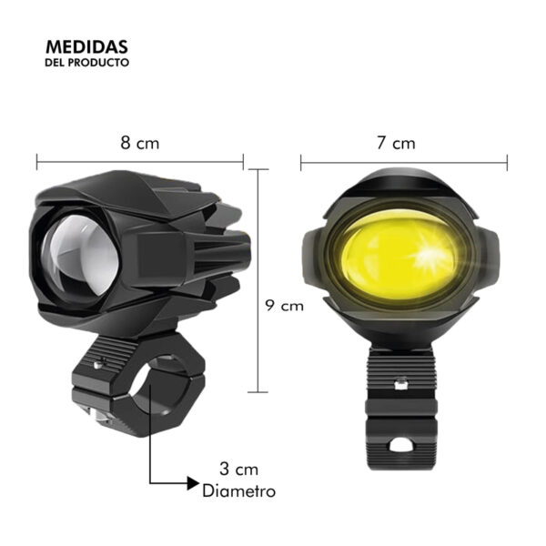 Kit Faros Led Blanco Y Ambar 60W 180000Lm - Image 3