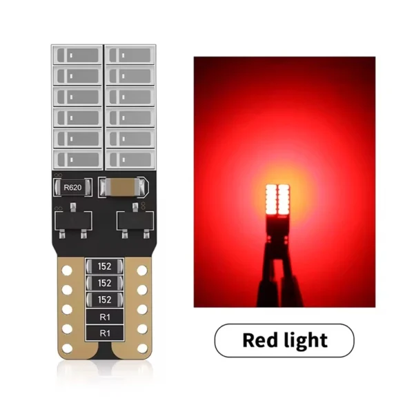 T10 4014 Led Bulb Rojo - Image 2