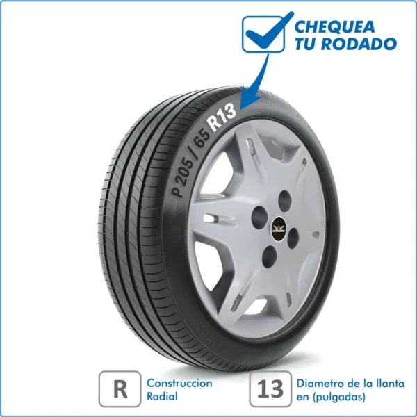 Taza Chevrolet Corsa Classic 99/11 13 Pulg 6 Rayos - Image 3