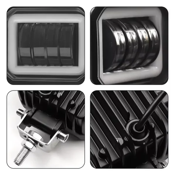 Faro Led Drl 12/24V 30W Blanco Ambar - Image 3
