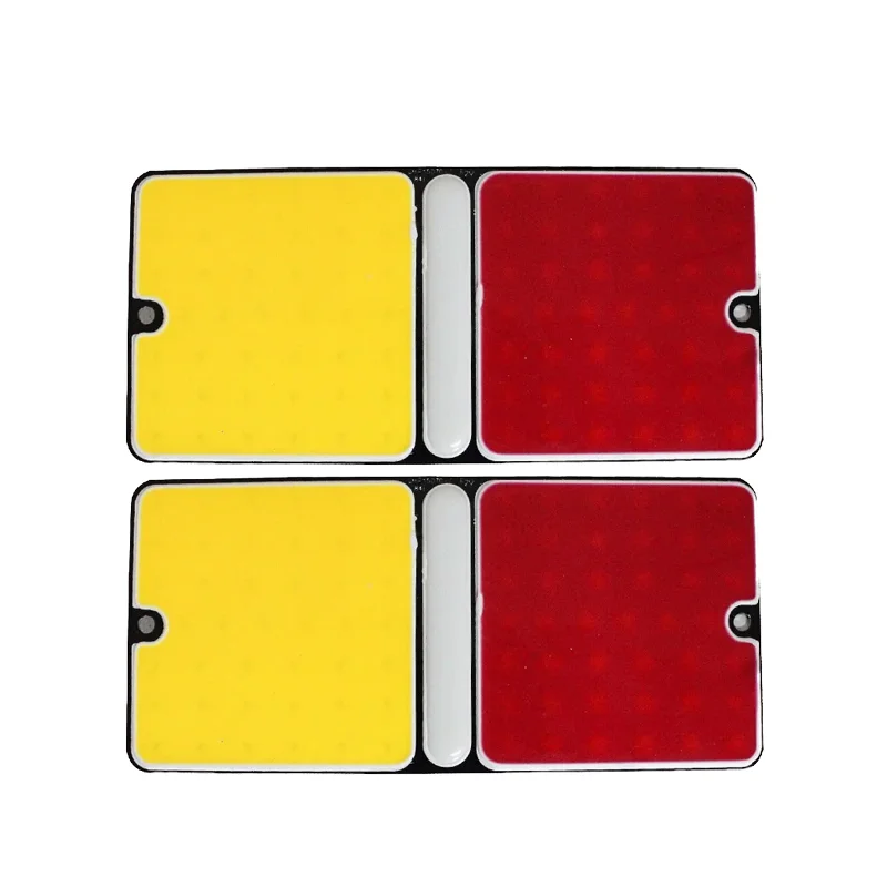 Juego De Faros Traseros Para Camion Ambar (7.5Cm) + Rojo (7.5Cm) 15Cm 12V
