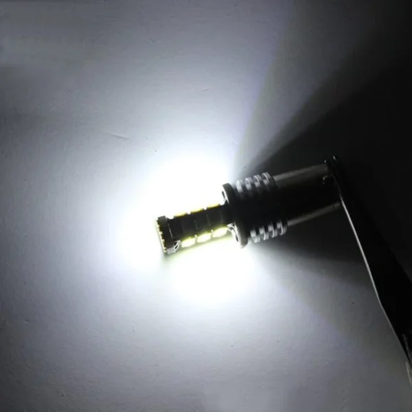 Lampara Led 2 Polos - 1157 P21/5W 45 Led Cambus - Blanco 12V - Image 2