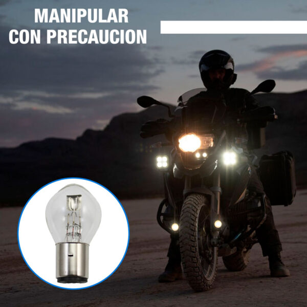 Lampara B45 12V 45/45W Ba20D Blanca Tipo Bosch - Image 2