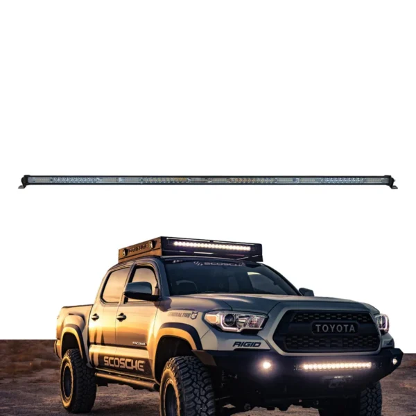Barra Led Ultra Slim 12/24V 306W Blanco Ambar - Image 4