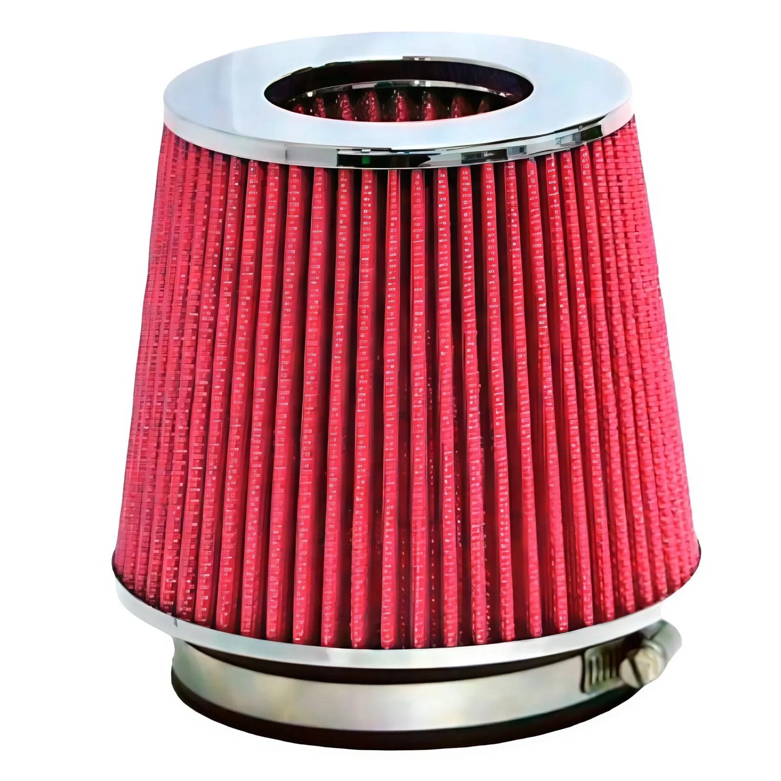 Filtro De Aire Conico Competicion 63Mm Rojo