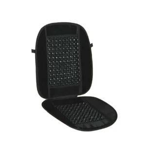 Respaldo Apoyo Lumbar Bolita Madera Negro