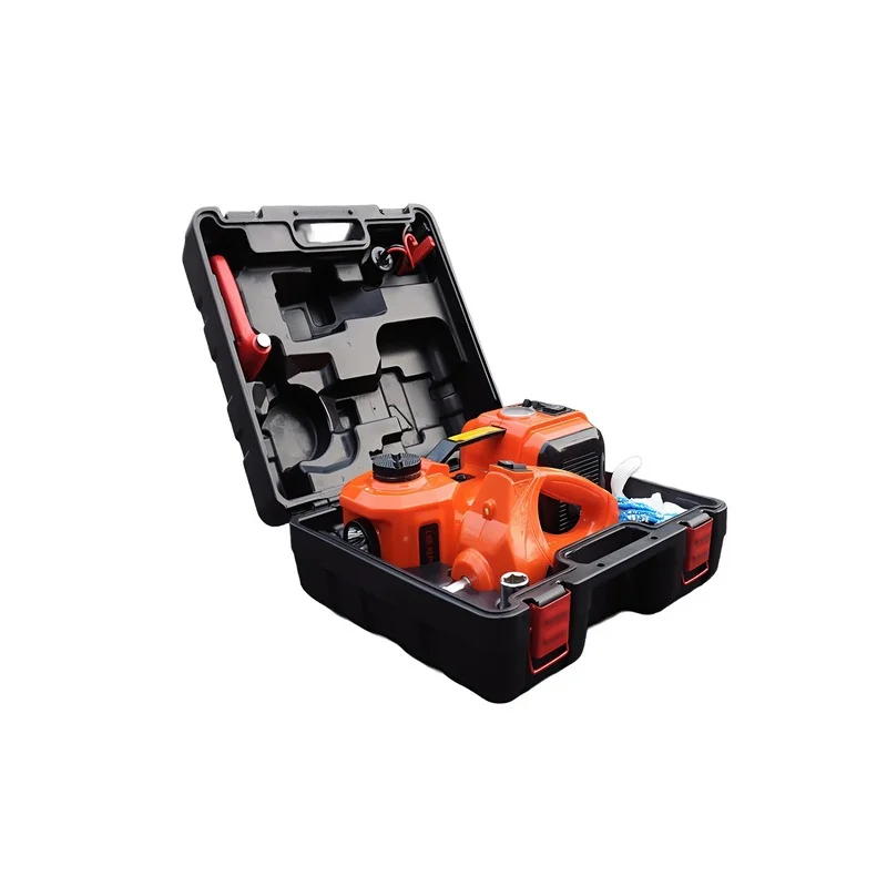 Crique Electrico Multifuncion 5Tn 4 En 1 Compresor Linterna Llave De Impacto