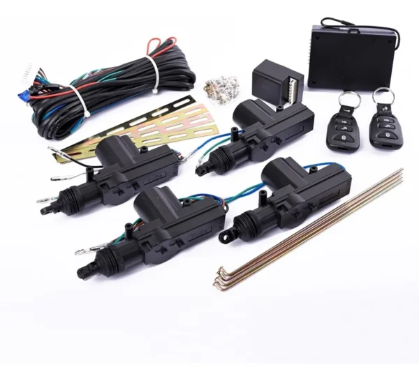 Kit De Cierre Centralizado Universal (2 Master 2 Esclavos) Con Control