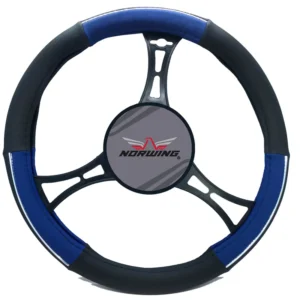 Cubre Volante 38Cm Negro/Azul