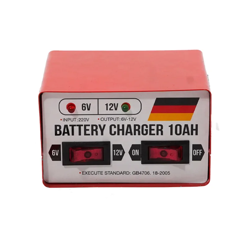 Cargador Bateria 10Ah Moto Lancha Cuatri