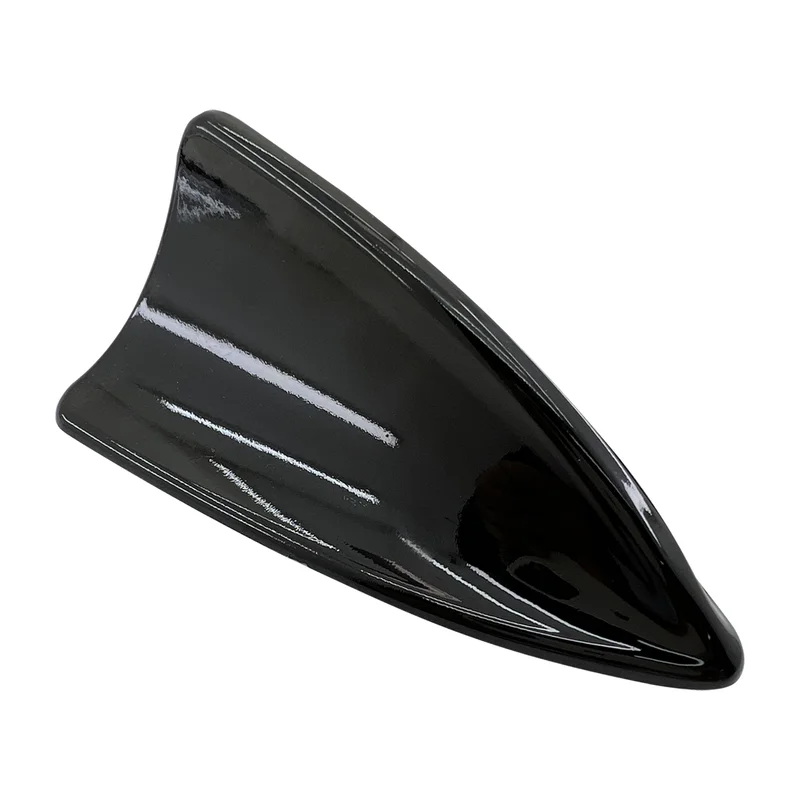 Antena Aleta De Tiburon Negro Brillante