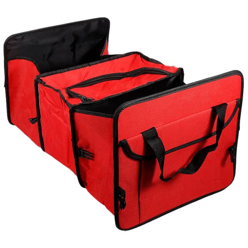 Bolso Organizador De Baul Plegable Rojo