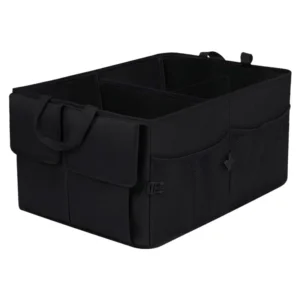 Organizador De Baul Reforzado Auto Impermeable Negro Size 50*40*28Cm